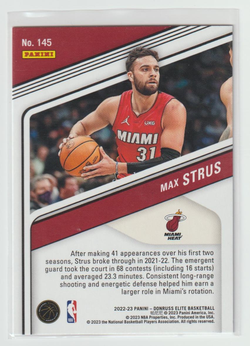 145 Max Strus - Miami Heat