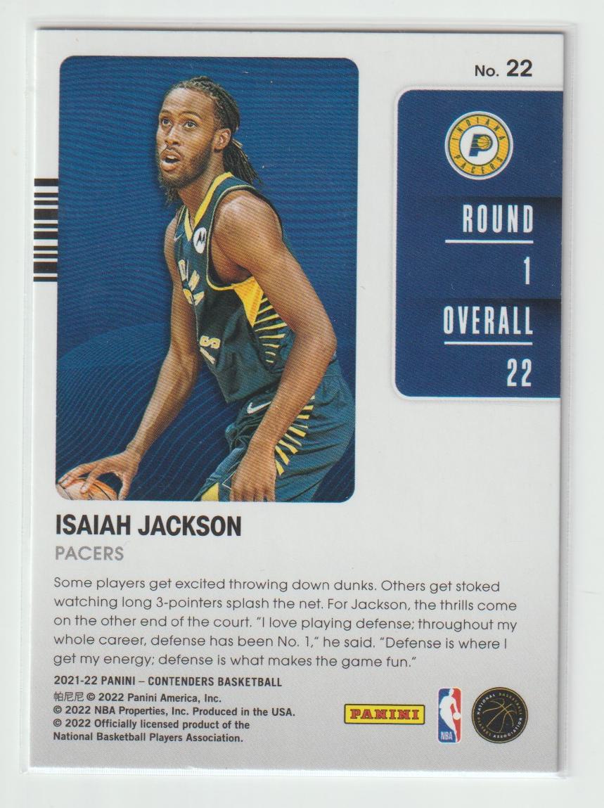 2021 Draft Class Isaiah Jackson Indiana Pacers