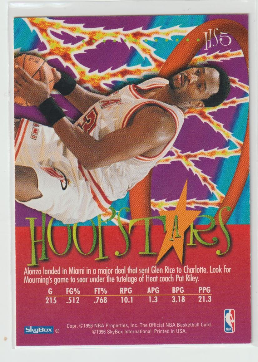 Hoop Stars HS5 Alonzo Mourning Miami Heat