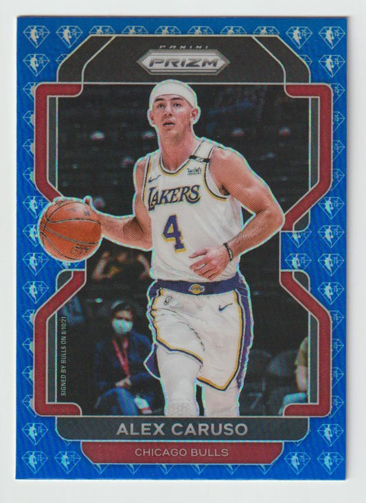 083 Alex Caruso - Chicago Bulls Blue NBA 75th