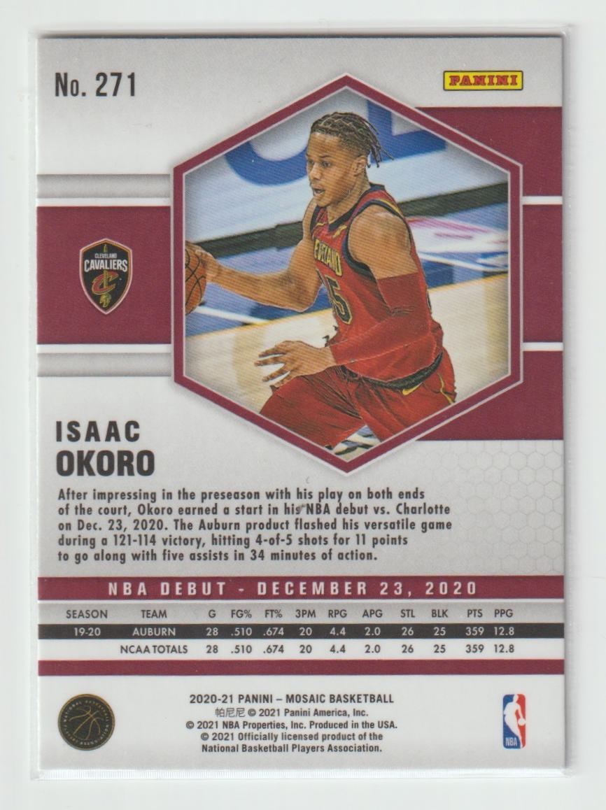 271 Isaac Okoro - Cleveland Cavaliers