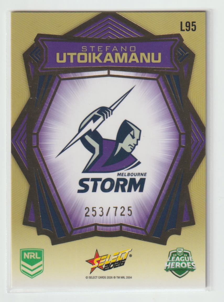 L095 Stefano Utoikamanu Gold Back 253/725