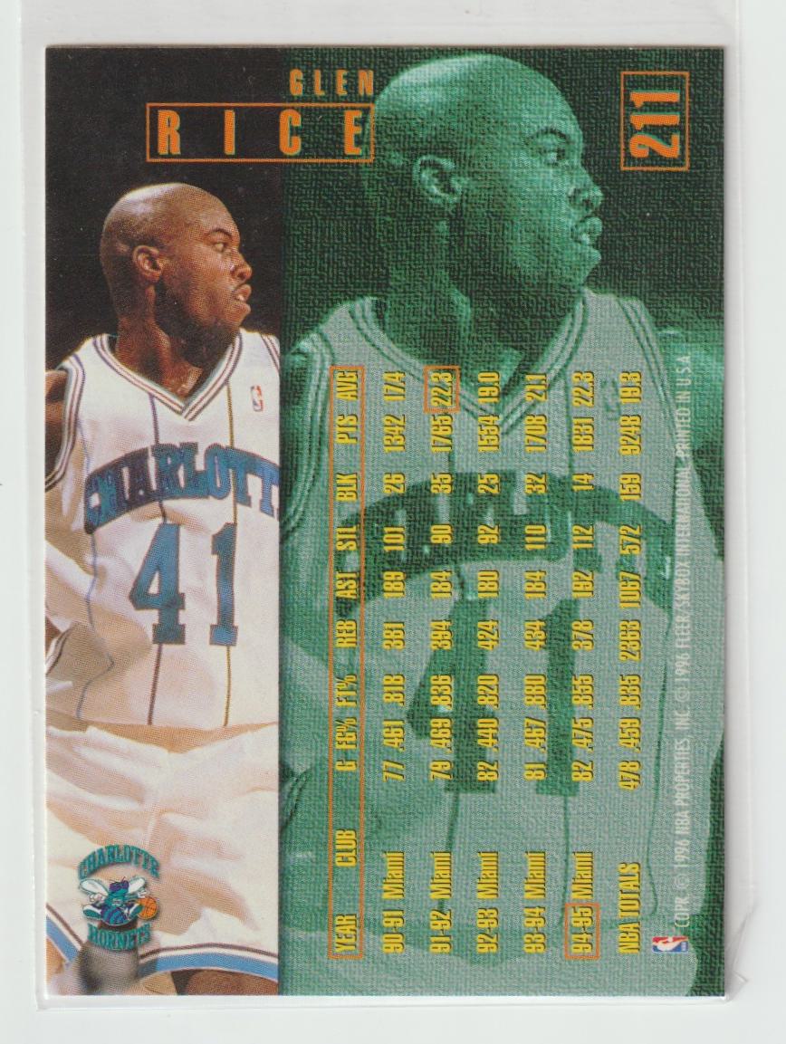 211 Glen Rice Miami Heat