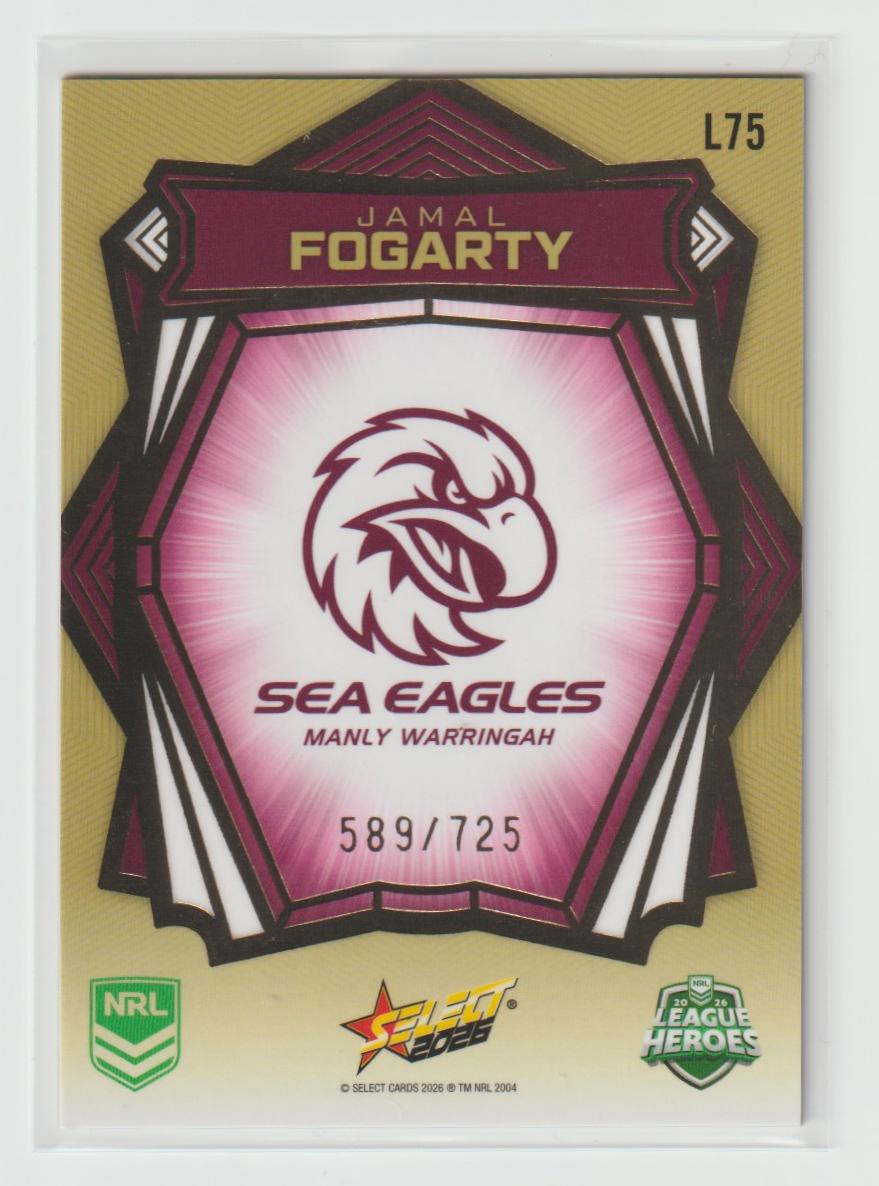 L075 Jamal Fogarty Gold Back 589/725