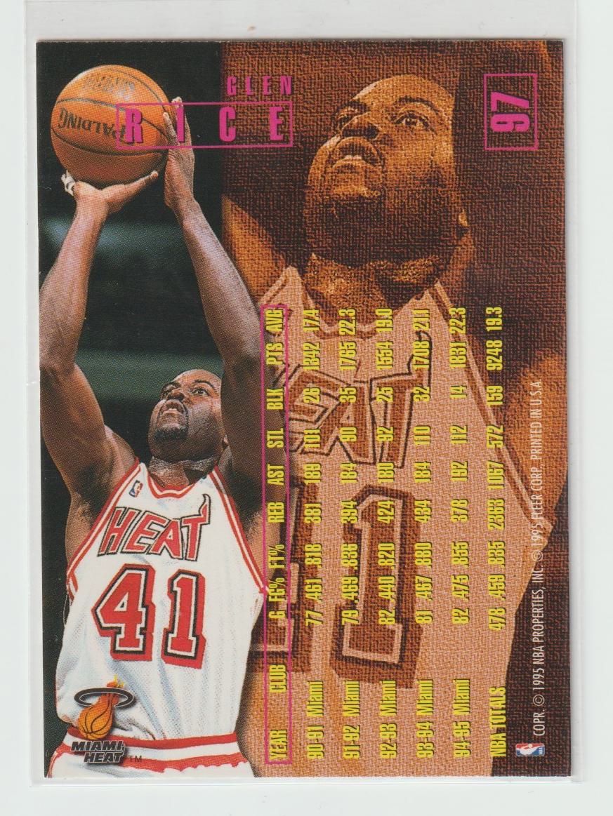 097 Glen Rice Miami Heat
