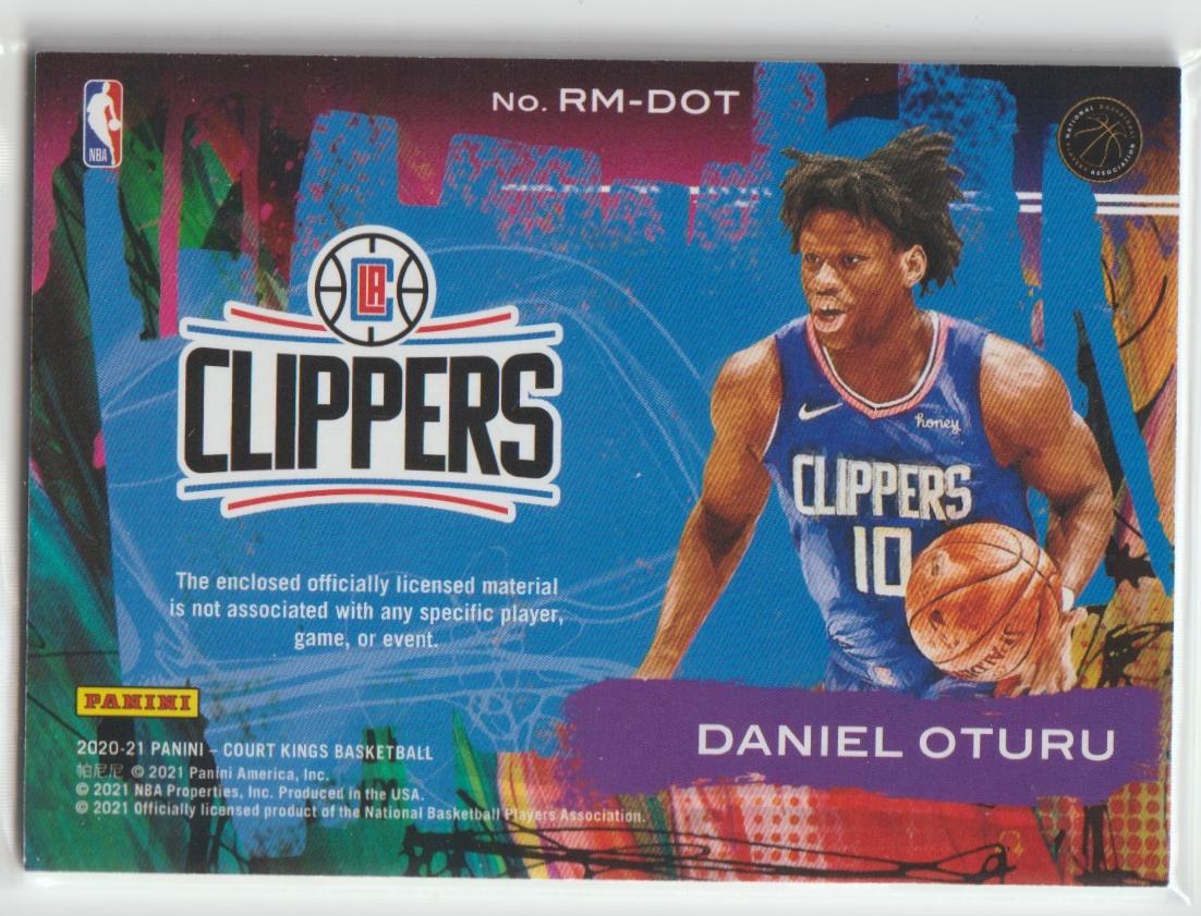 RM-DOT Daniel Oturu - Los Angeles Clippers Rookie Expression