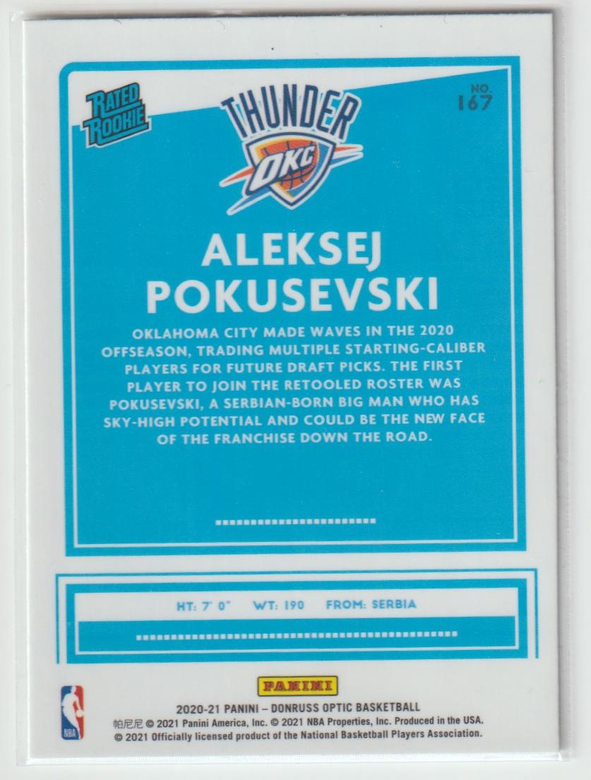 167 Aleksej Pokusevski - Oklahoma City Thunder