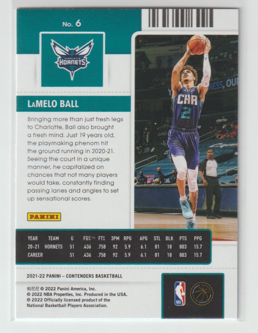 006 LaMelo Ball - Charlotte Hornets Red