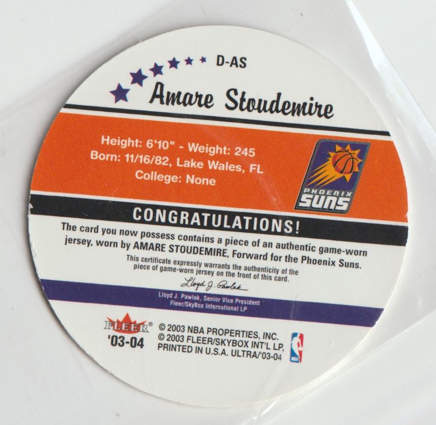 Roundball D-AS Amare Stoudemire Phoenix Suns