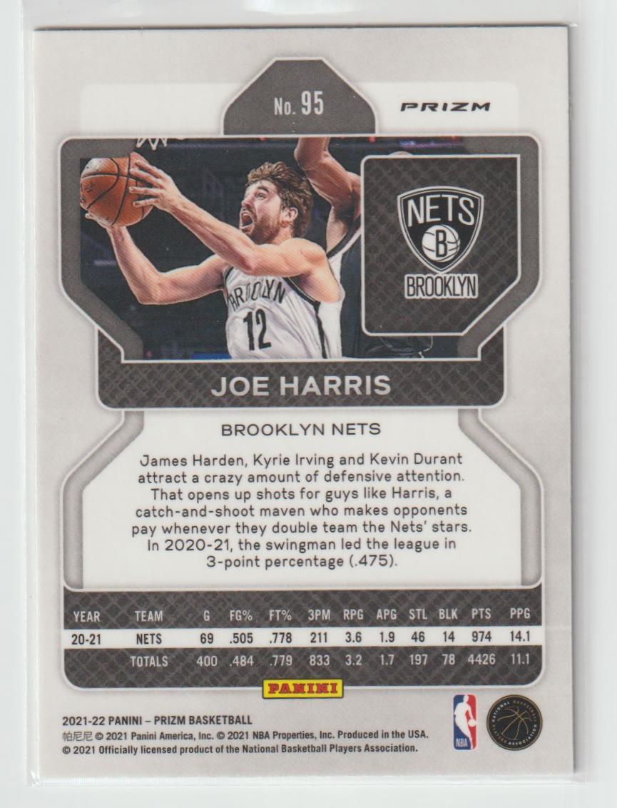 095 Joe Harris - Brooklyn Nets Ice Prizm