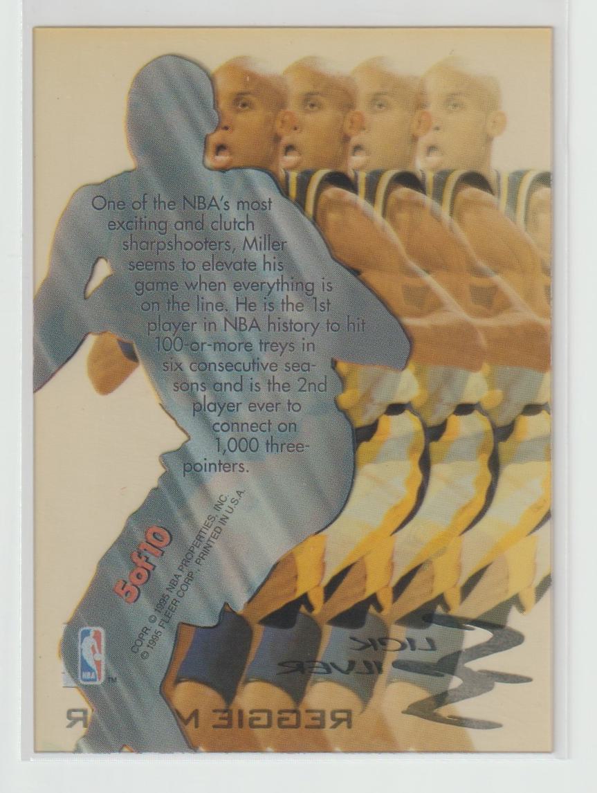 Slick Silver 5 Reggie Miller Indiana Pacers