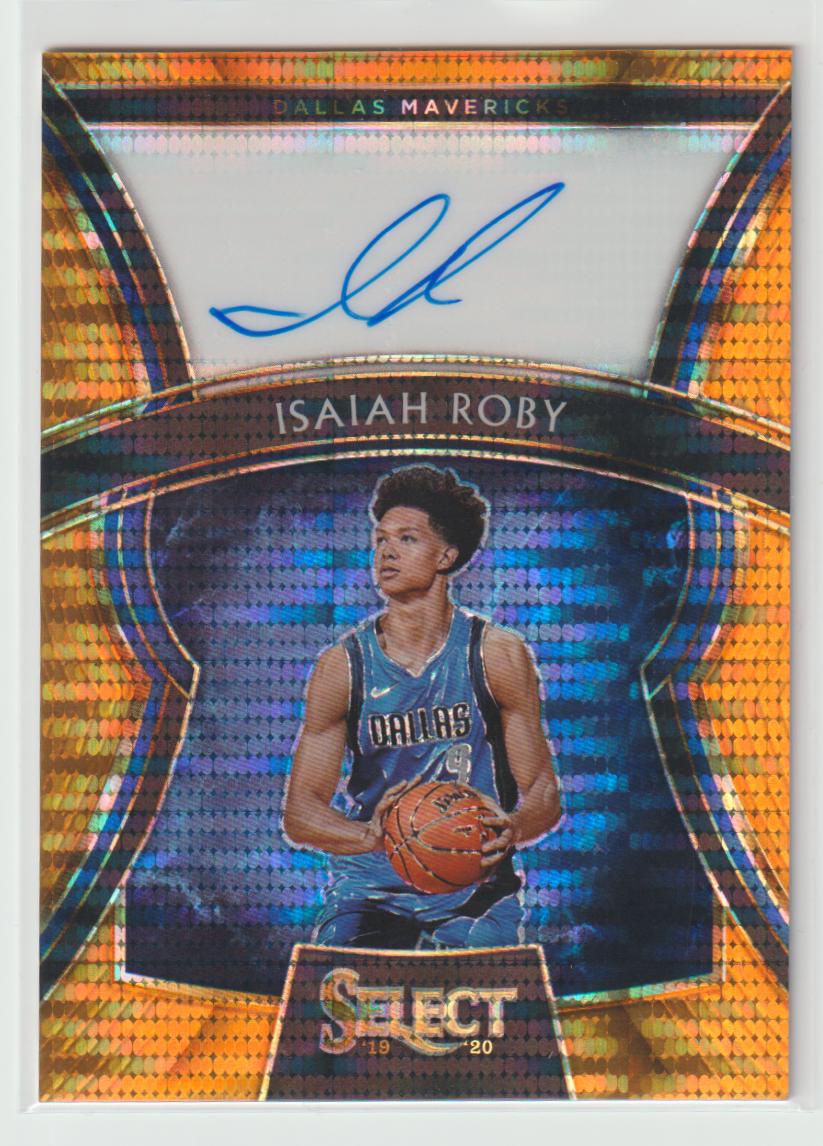Rookie Signatures RS-IRB Isaiah Roby - Dallas Mavericks Neon Orange Pulsar FOTL 19/35