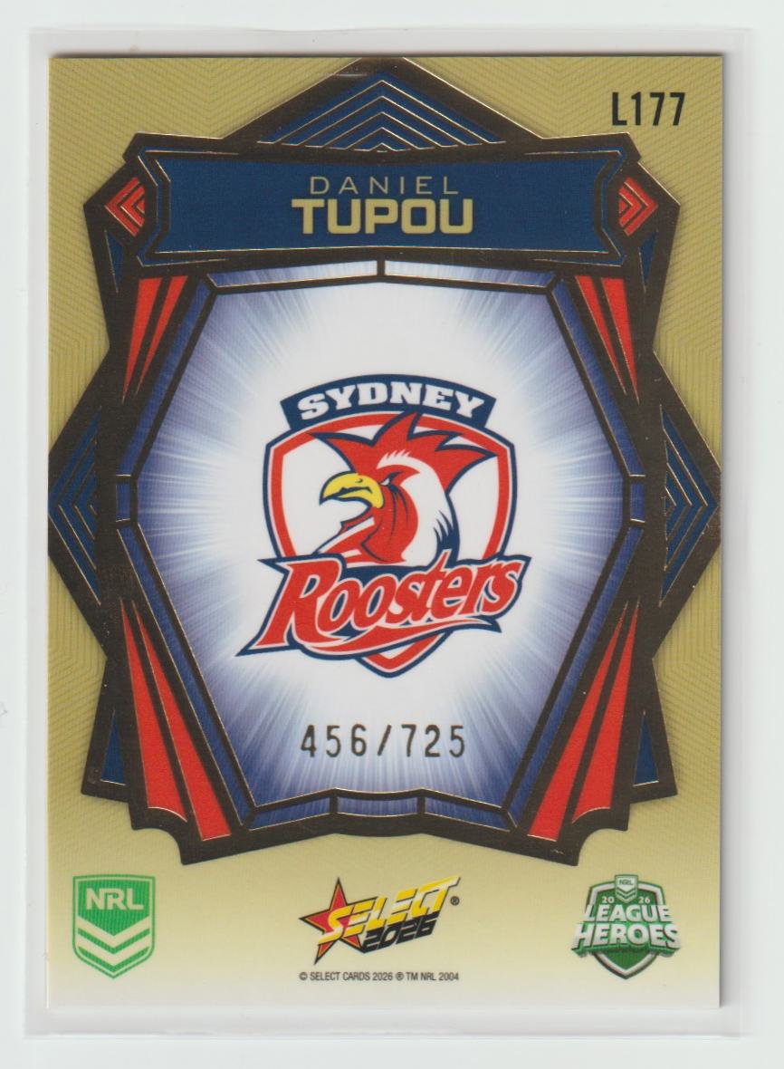 L177 Daniel Tupou Gold Back 456/725
