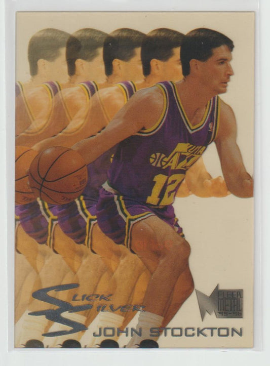 Slick Silver 9 John Stockton Utah Jazz