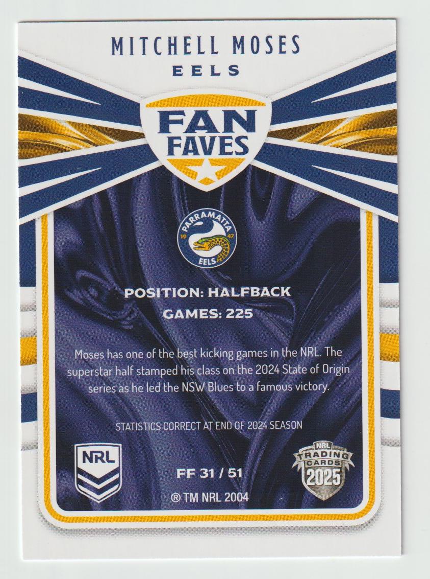 Fan Faves FF 031 EELS MITCHELL MOSES