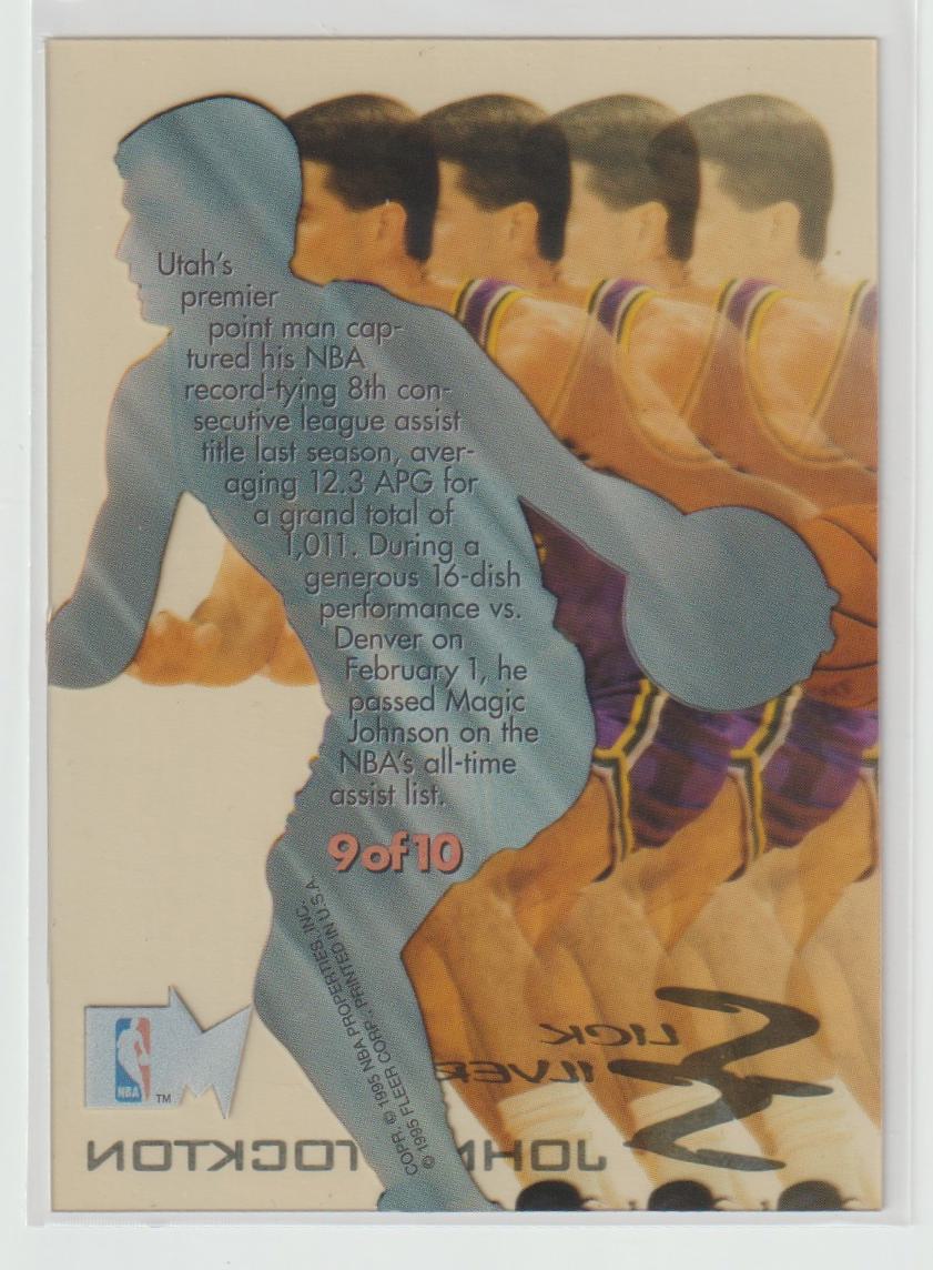Slick Silver 9 John Stockton Utah Jazz