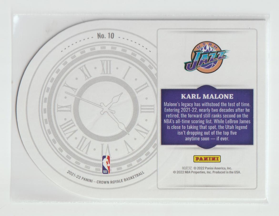 Test of Time 10 Karl Malone Utah Jazz Red 48/49