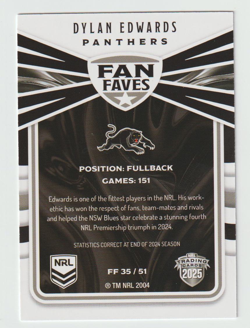 Fan Faves FF 035 PANTHERS DYLAN EDWARDS