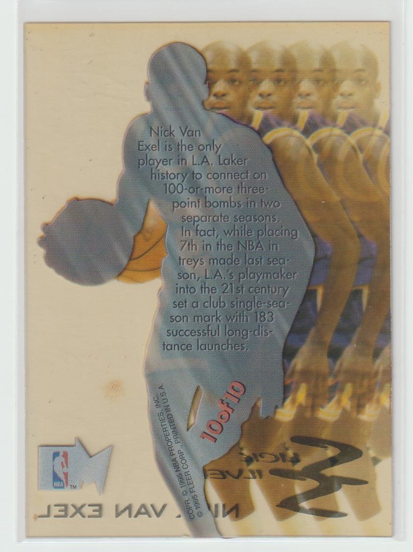 Slick Silver 10 Nick Van Exel LA Lakers