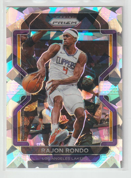 104 Rajon Rondo - Los Angeles Lakers Ice Prizm
