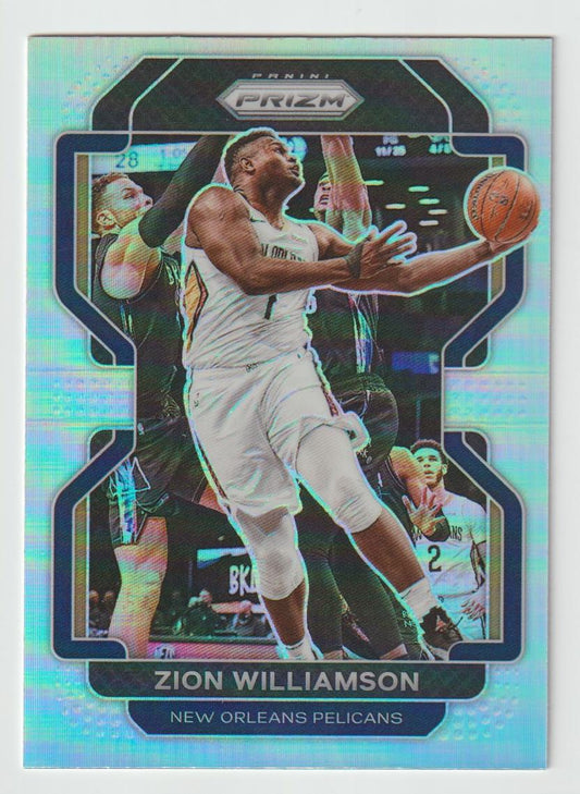 108 Zion Williamson - New Orleans Pelicans Silver Prizm