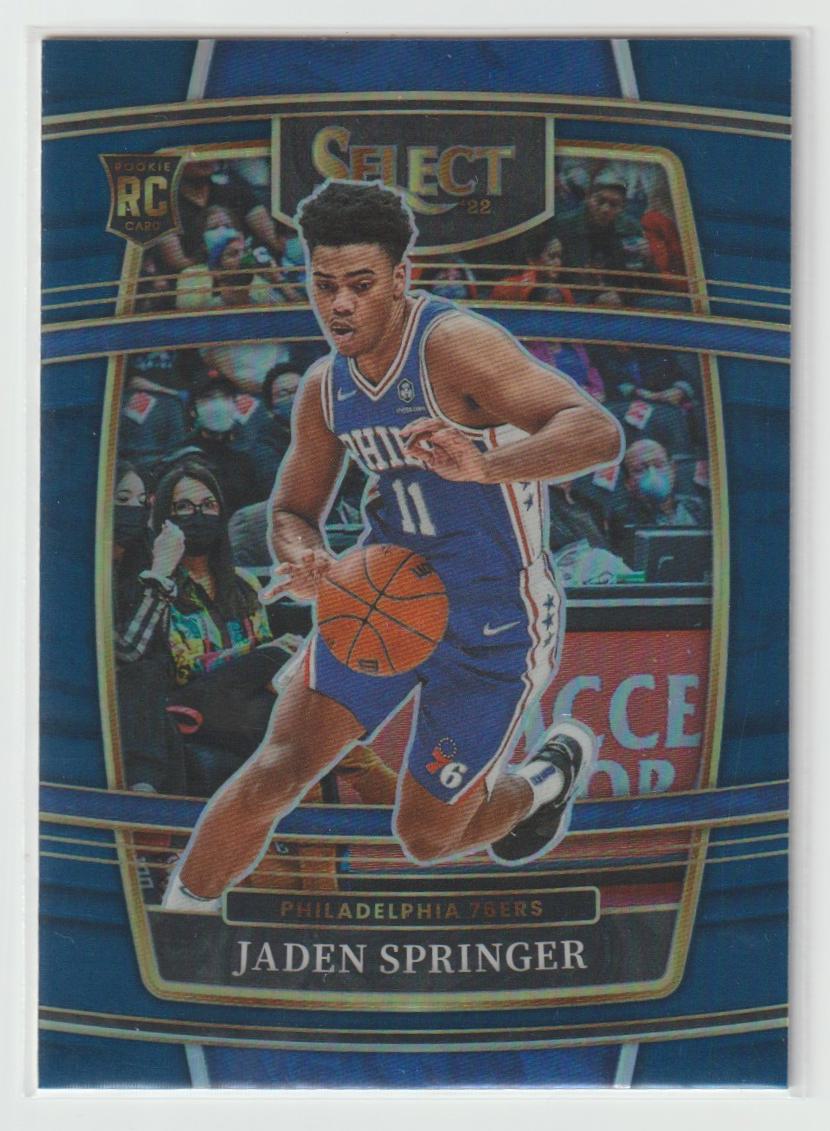 085 Jaden Springer - Philadelphia 76ers Retail Blue Prizm