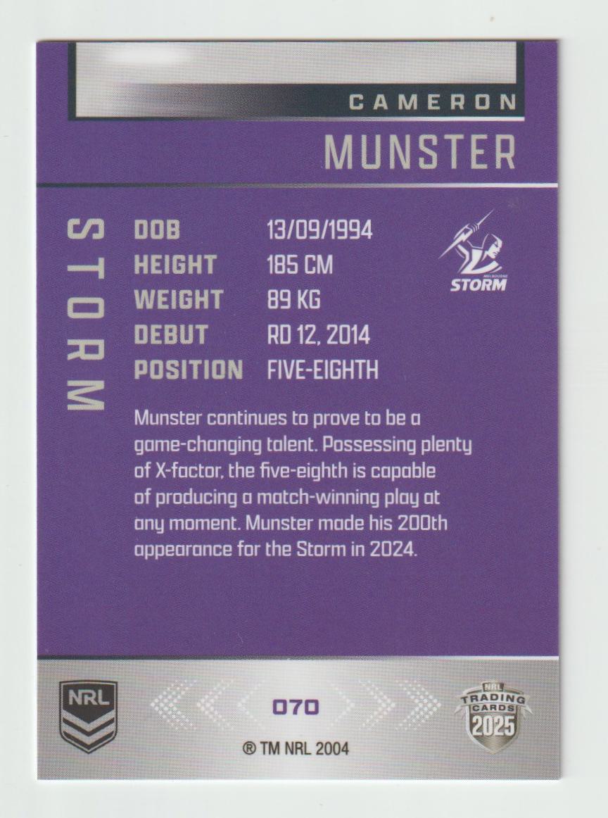 070 CAMERON MUNSTER