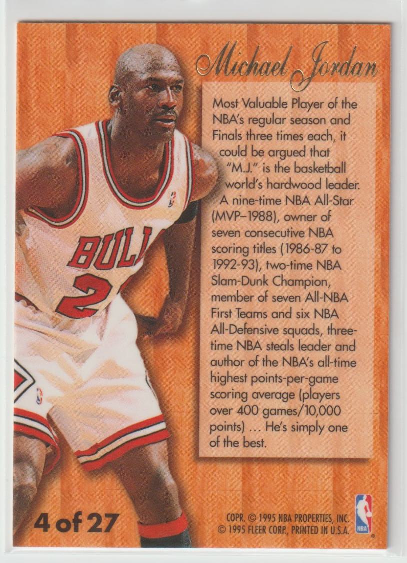 Hardwood Leaders 4 Michael Jordan Chicago Bulls