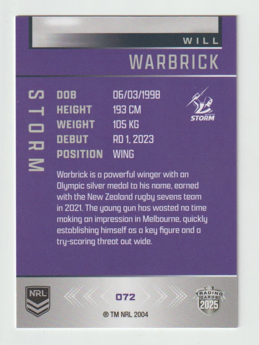 072 WILL WARBRICK