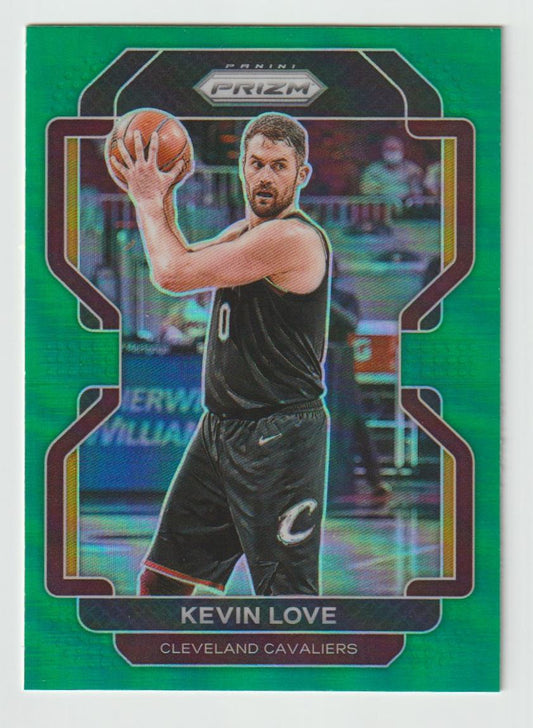 115 Kevin Love - Cleveland Cavaliers Green Prizm