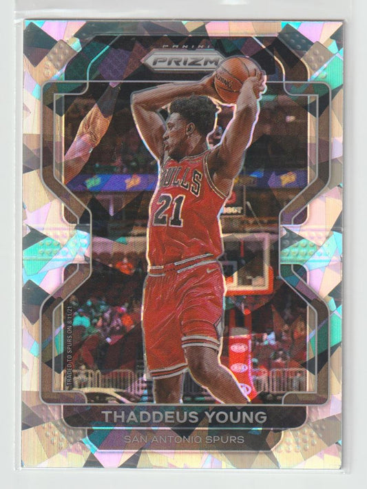 118 Thaddeus Young - San Antonio Spurs Ice Prizm