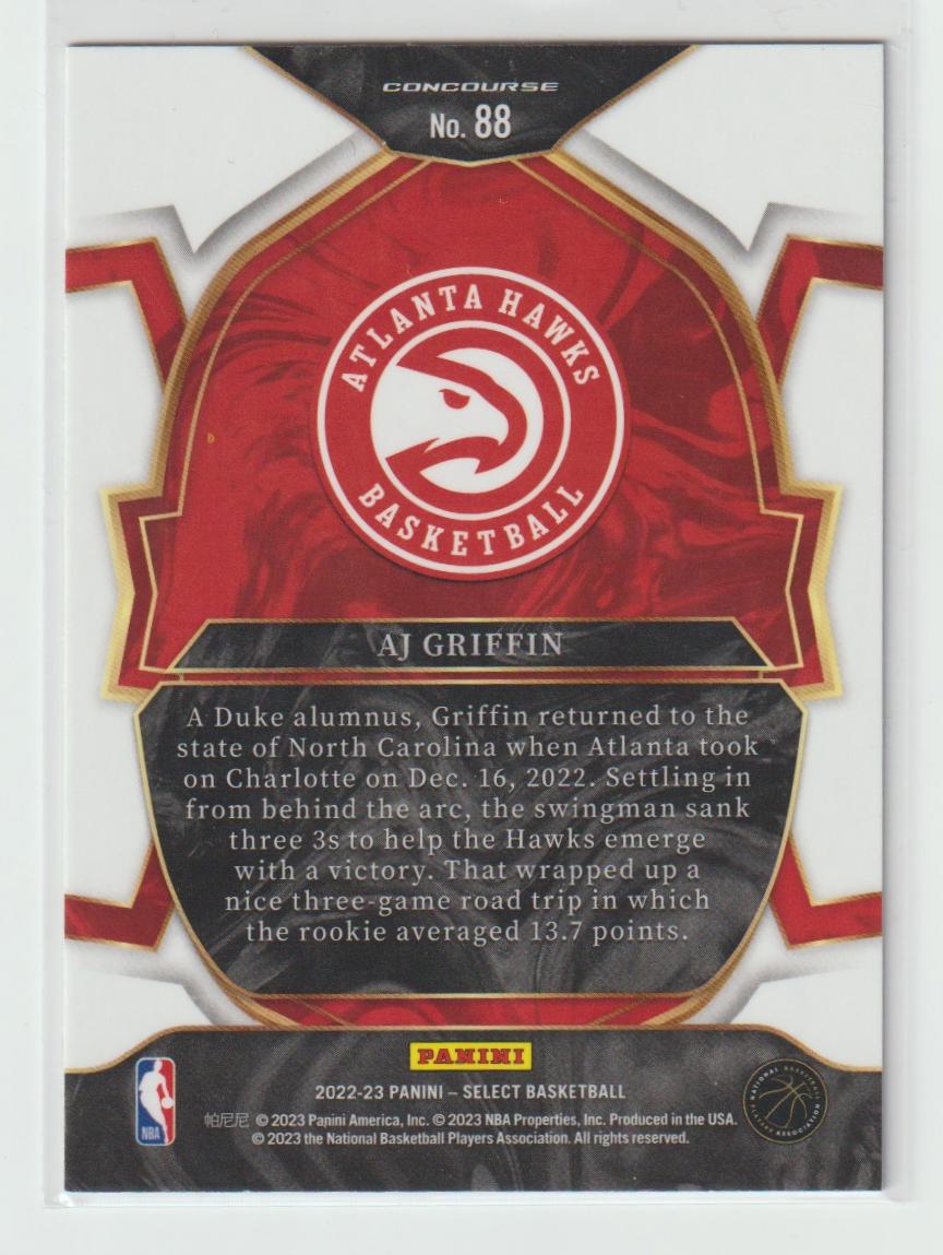 088 A.J Griffin Atlanta Hawks