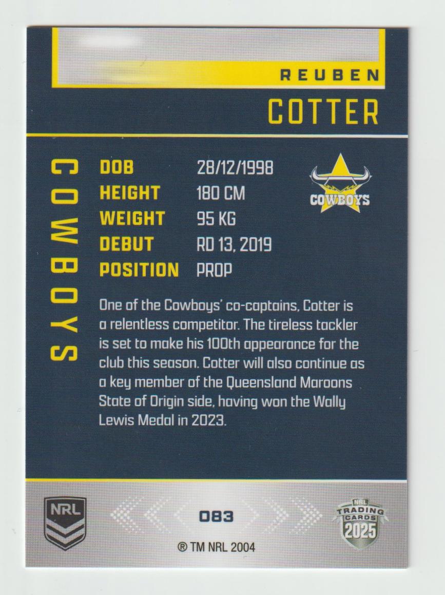 083 REUBEN COTTER