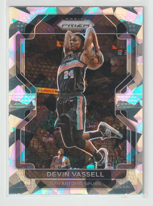 130 Devin Vassell - San Antonio Spurs Ice Prizm