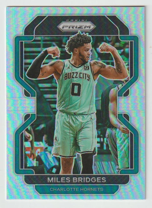 132 Miles Bridges - Charlotte Hornets Silver Prizm