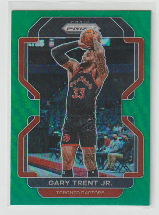 131 Gary Trent Jr. - Toronto Raptors Green Prizm