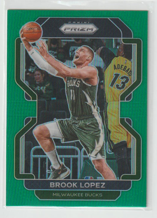 134 Brook Lopez - Milwaukee Bucks Green Prizm