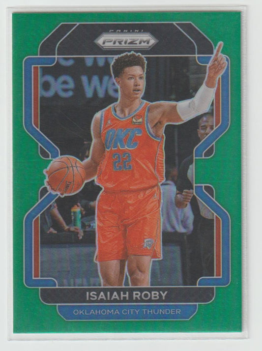 133 Isaiah Roby - Oklahoma City Thunder Green Prizm
