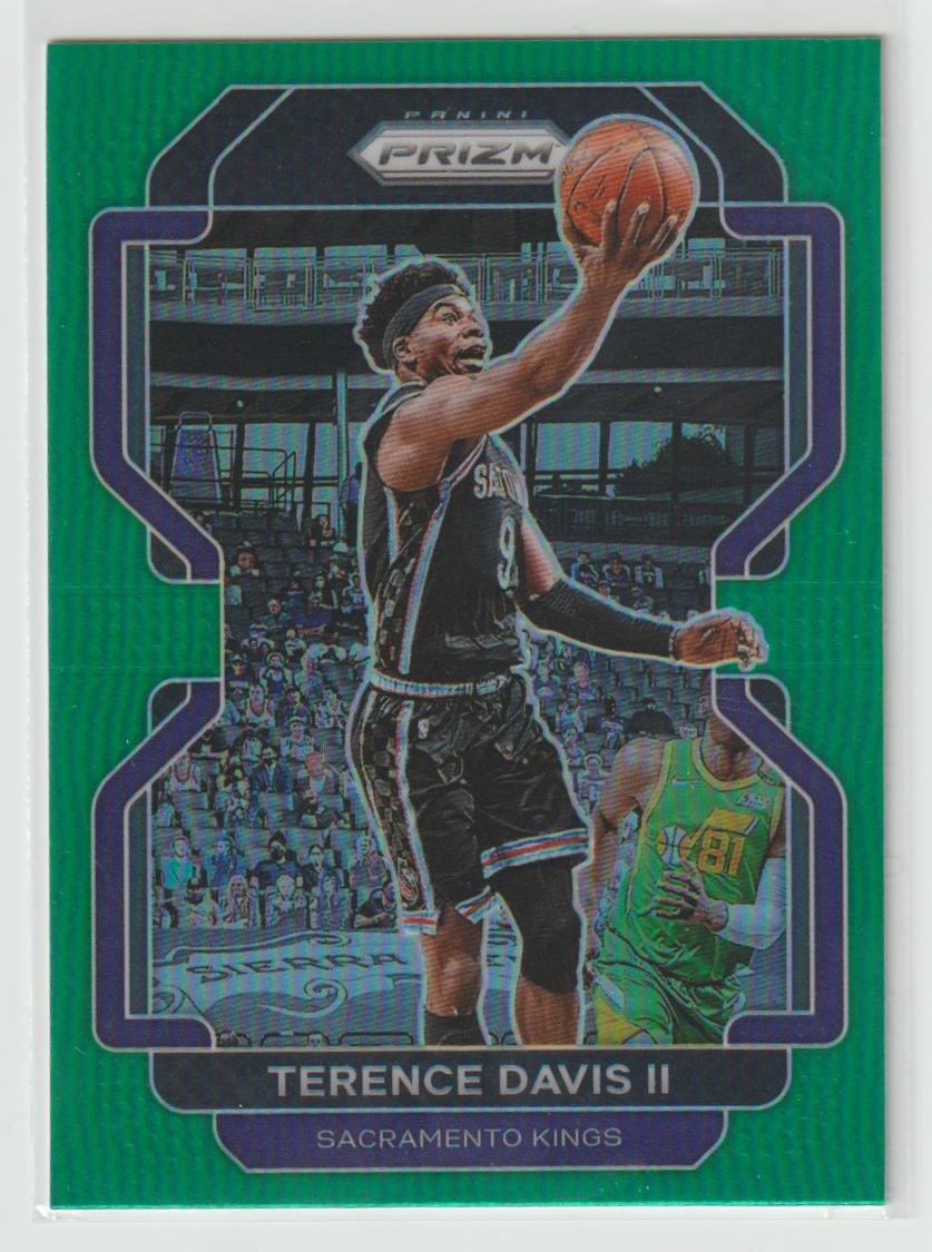 139 Terence Davis II - Sacramento Kings Green Prizm