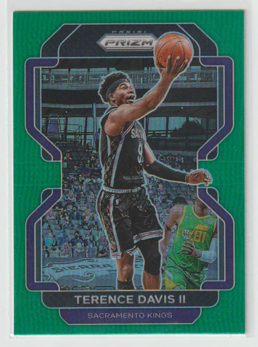 139 Terence Davis II - Sacramento Kings Green Prizm