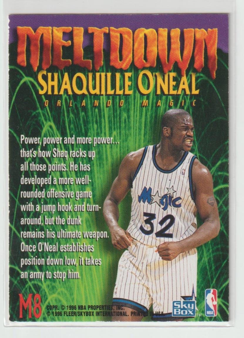 Meltdown M8 Shaquille O'Neal Orlando Magic