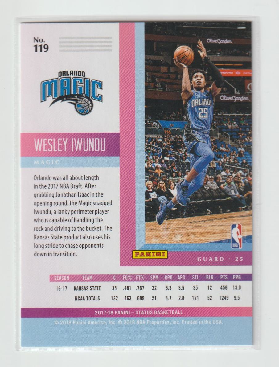 119 Wesley Iwundu - Orlando Magic