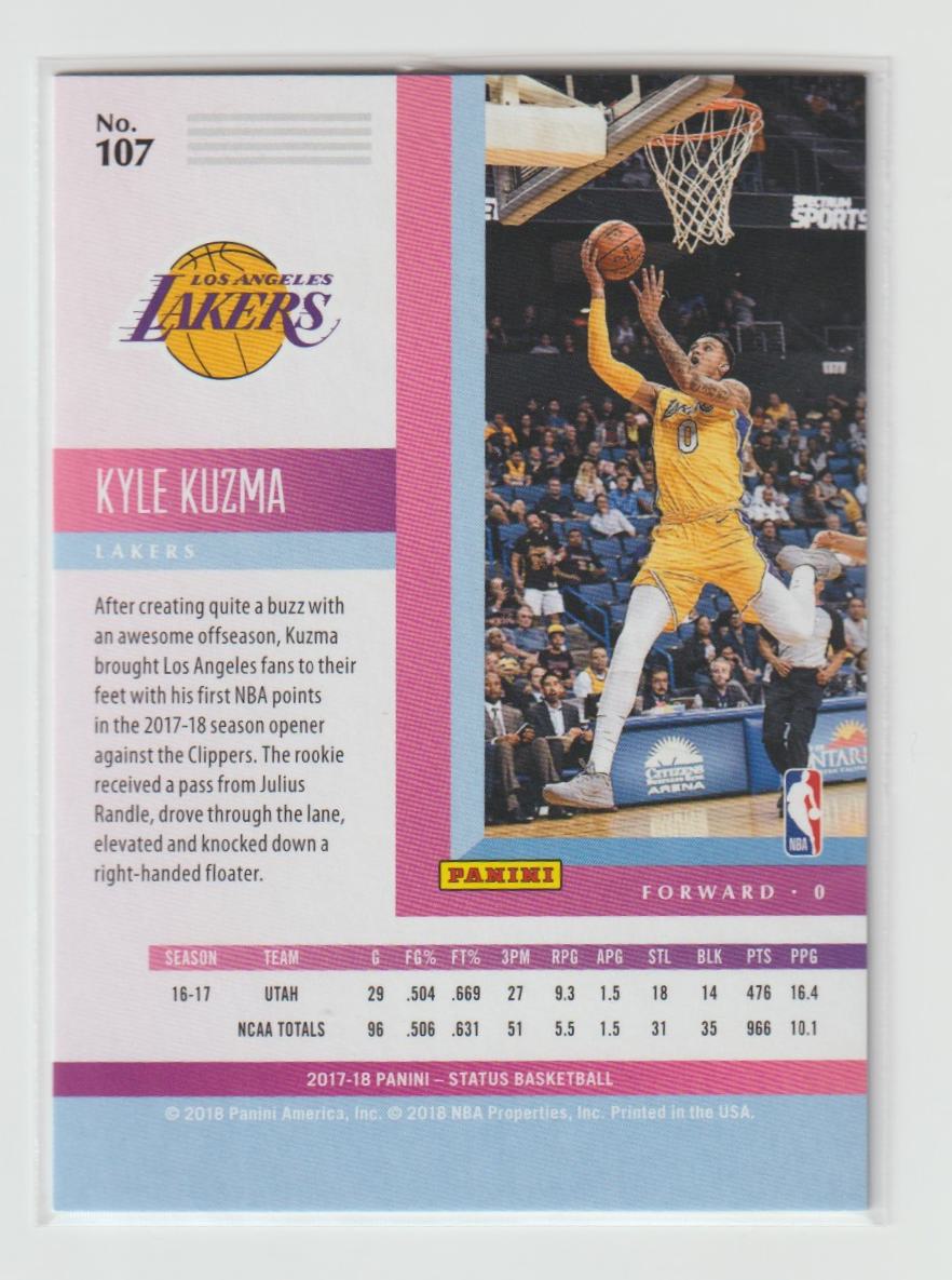 107 Kyle Kuzma - Los Angeles Lakers Blue 199/199
