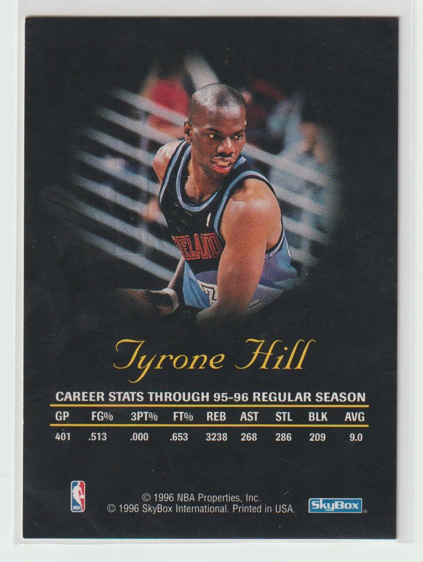 Autographics NNO Tyrone Hill Cleveland Cavaliers