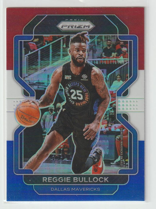 180 Reggie Bullock - Dallas Mavericks Red White Blue Prizm