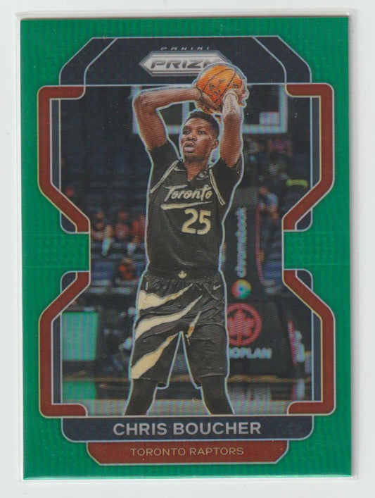 182 Chris Boucher - Toronto Raptors Green Prizm