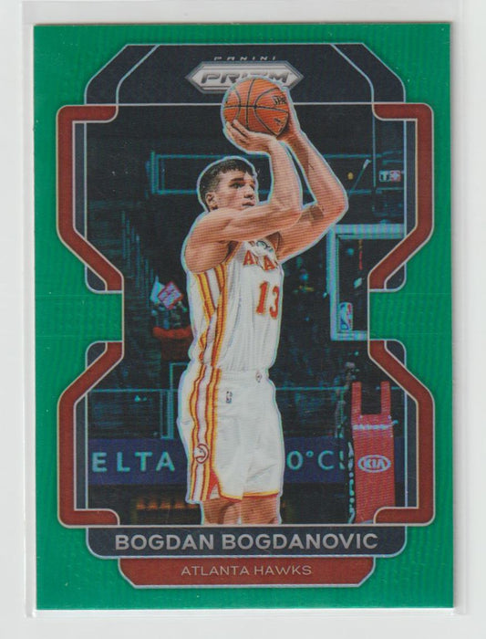 149 Bogdan Bogdanovic - Atlanta Hawks Green Prizm
