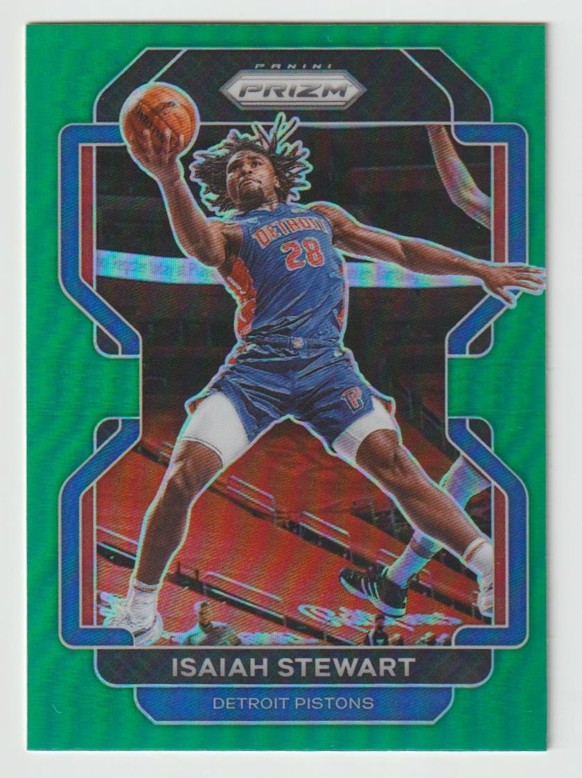158 Isaiah Stewart - Detroit Pistons Green Prizm