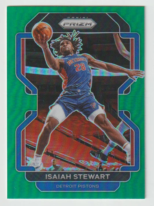 158 Isaiah Stewart - Detroit Pistons Green Prizm