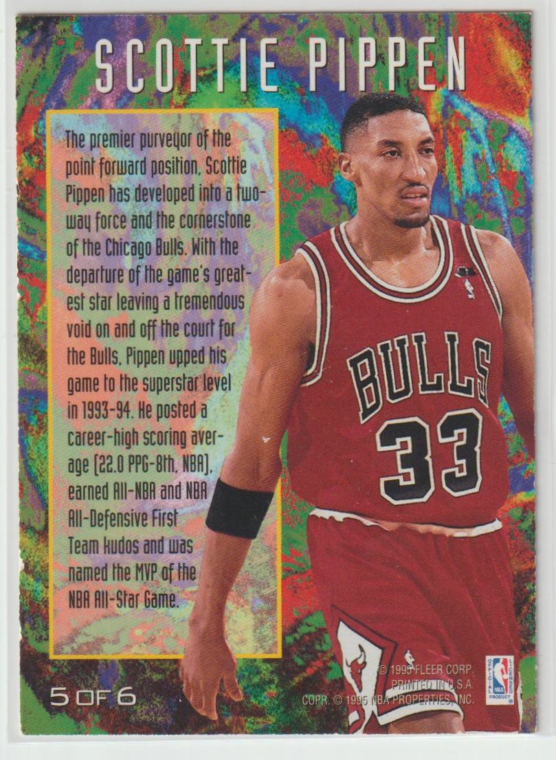 Super Star 5 Scottie Pippen Chicago Bulls